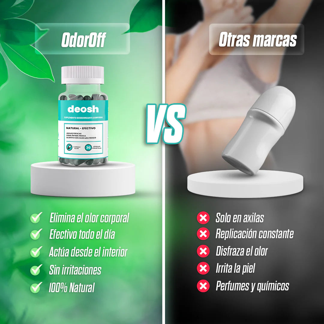 DEOS Desodorizante Corporal en Cápsulas 🌿🌿