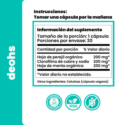 DEOS Desodorizante Corporal en Cápsulas 🌿🌿