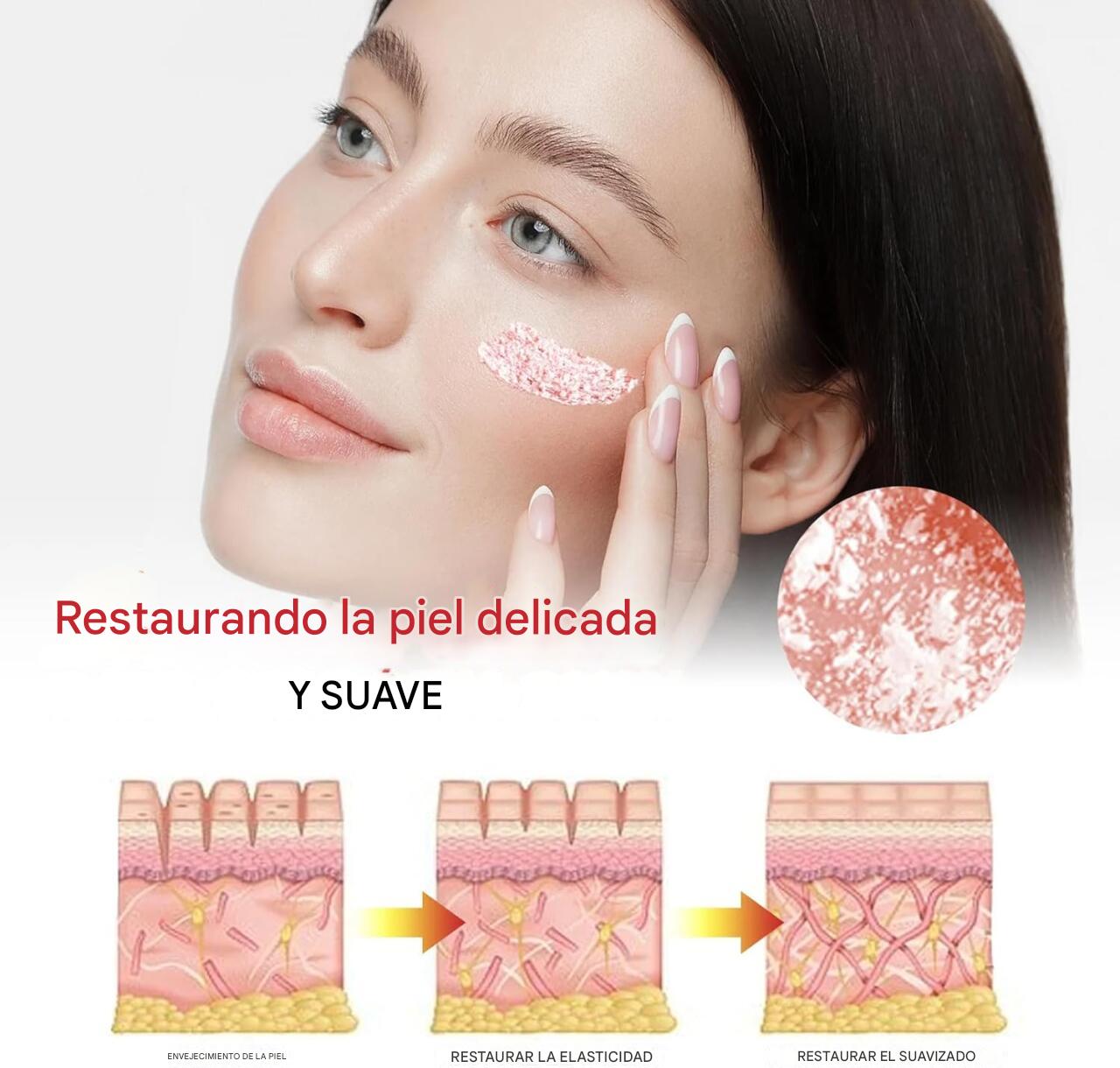 Crema de Cara Antiedad Sangre de Dragon. Tratamiento rápido para reducir arrugas
