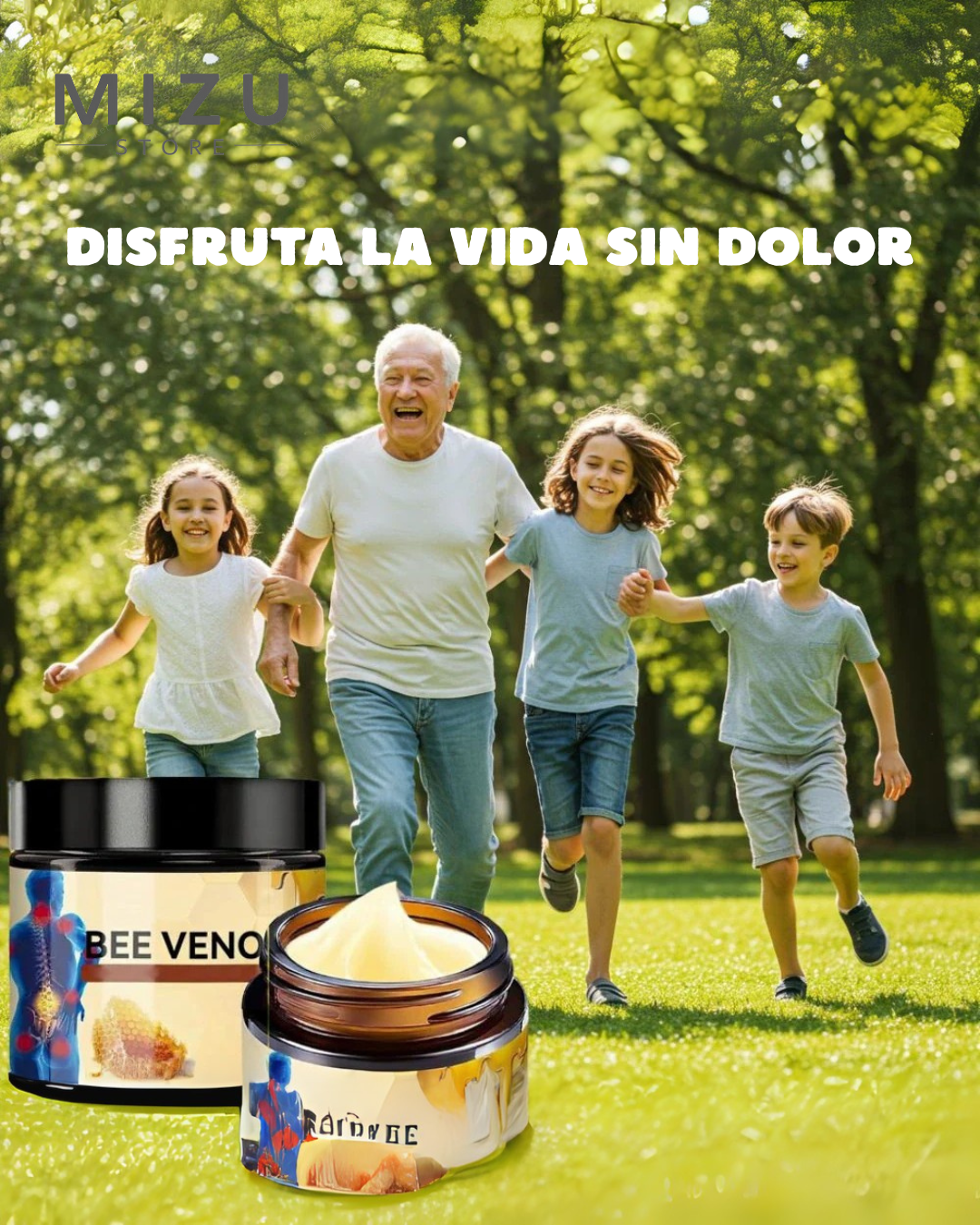 Crema de VENENO DE ABEJA ¡Solución eficaz y natural para aliviar el dolor en todo el cuerpo! 🐝✨