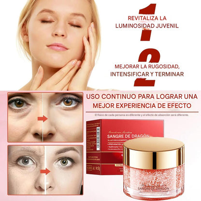 Crema de Cara Antiedad Sangre de Dragon. Tratamiento rápido para reducir arrugas