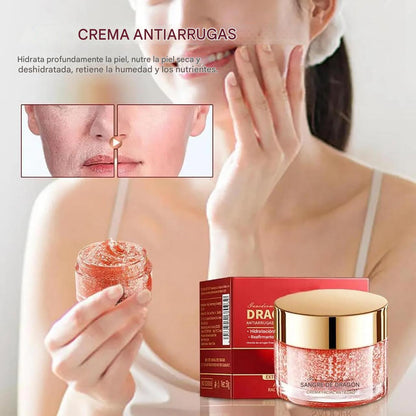 Crema de Cara Antiedad Sangre de Dragon. Tratamiento rápido para reducir arrugas