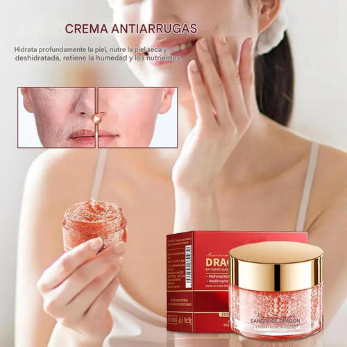 Crema de Cara Antiedad Sangre de Dragon. Tratamiento rápido para reducir arrugas