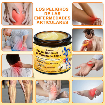 Crema de VENENO DE ABEJA ¡Solución eficaz y natural para aliviar el dolor en todo el cuerpo! 🐝✨