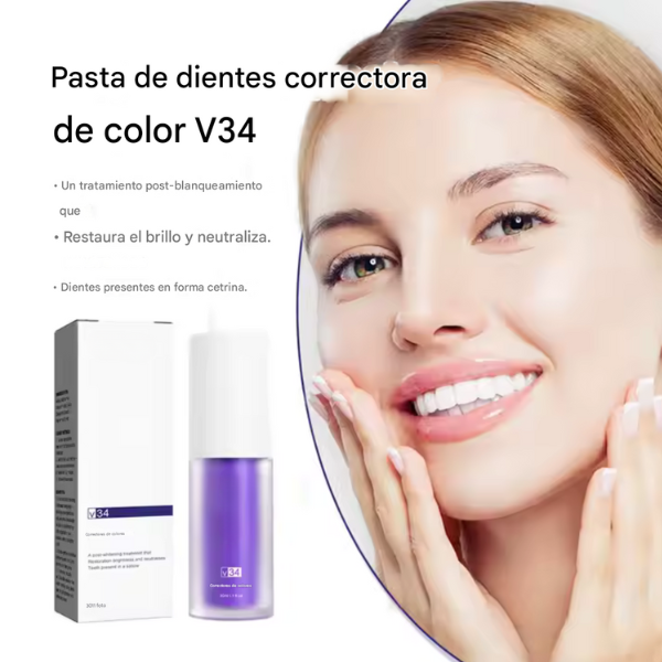 Blanqueador Dental Morada v34: dientes blancos al instante!!!