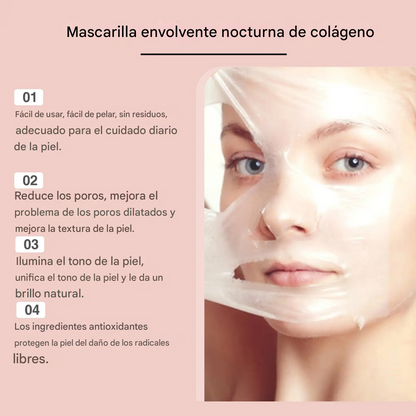Mascarilla Facial de Colágeno: Belleza Instantánea Sin Arrugas