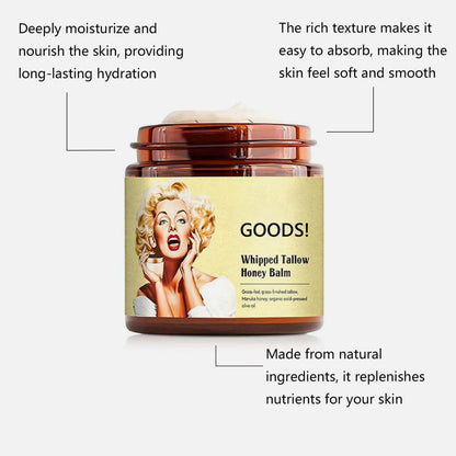 Crema de sebo de res (honey tallow balm) -
