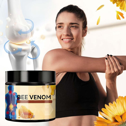 Crema de VENENO DE ABEJA ¡Solución eficaz y natural para aliviar el dolor en todo el cuerpo! 🐝✨